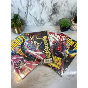 Vintage bundle of 4 Magneto Comics 1996-1997 Consecutive Releases